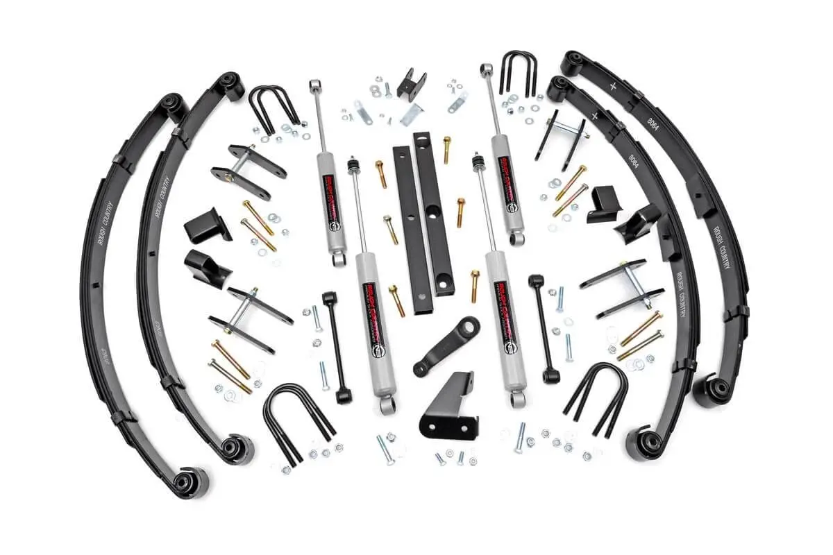 618.20  -  4.5 Inch Lift Kit - Power Steering - Jeep Wrangler Yj 4Wd (1987-1995) 1