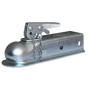 87073  -  Strait 2" Wide Channel Mnt Bolt-On 3500 Lb Gross Wt Cap 2" Ball Wedge Latch Raw 1