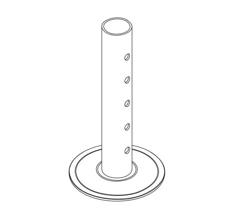 87461  -  Replacement Adjustable Leg And Foot Pad 1