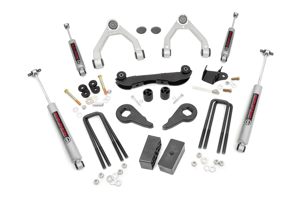 16530  -  2-3 Inch Lift Kit - Rear Blocks - Chevy C1500/K1500 Truck & Suv 4Wd (88-99) 1