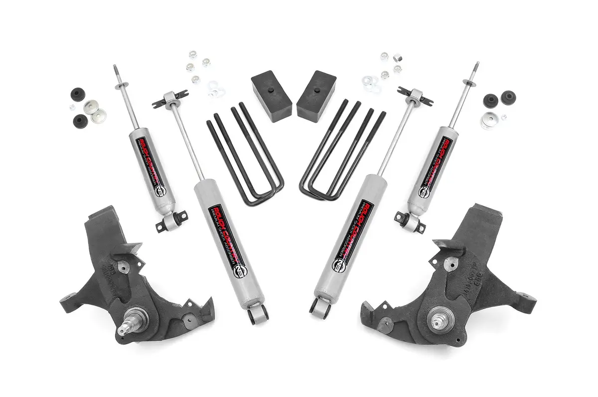 231N2  -  4 Inch Lift Kit - Chevy C1500/K1500 Pickup Extended Ca/Half-Ton Suv (88-99) 1