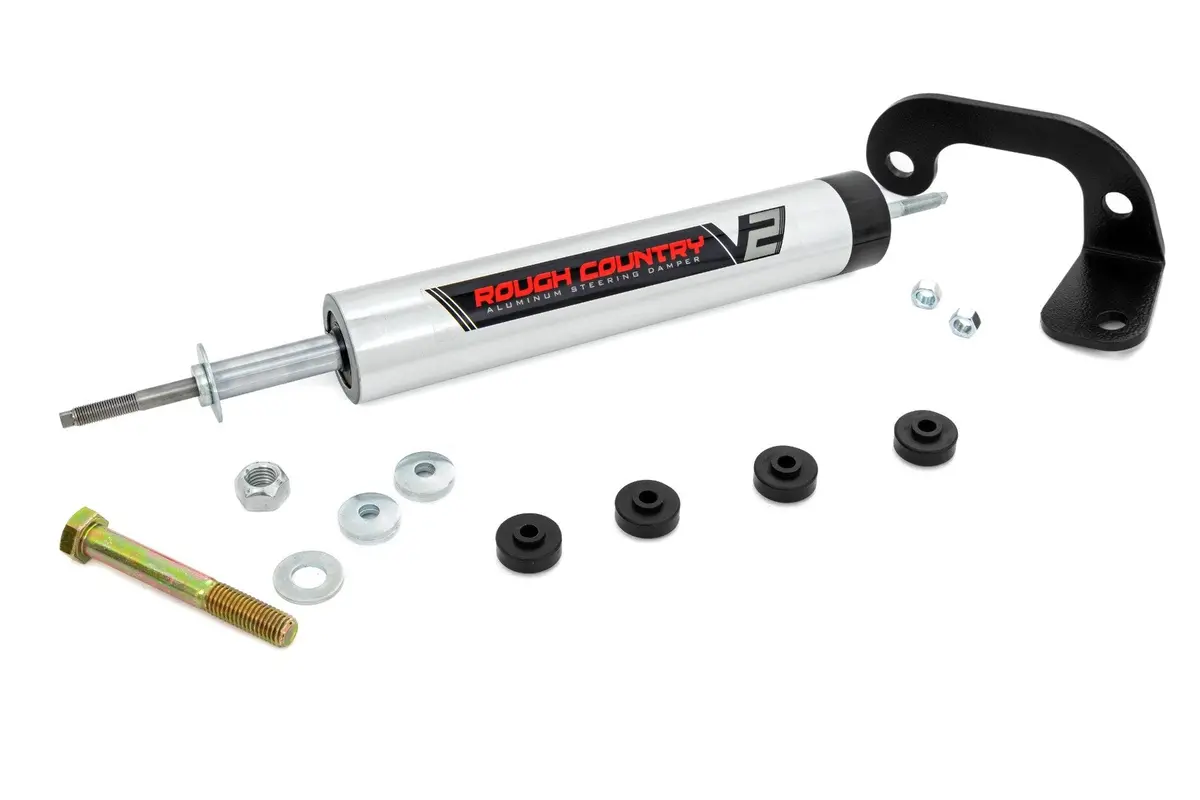 8737170  -  V2 Steering Stabilizer - 4-6 Inch Lift - Chevy K1500 Truck & Suv (88-99) 1