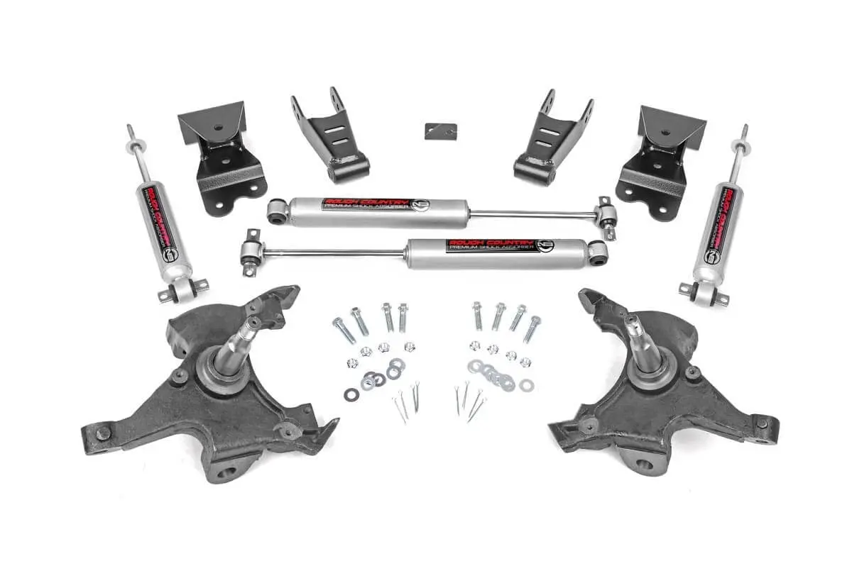 725.20  -  Lowering Kit - 2 Inch Fr - 4 Inch Rr - Chevy C1500/K1500 Truck 2Wd (88-99) 1