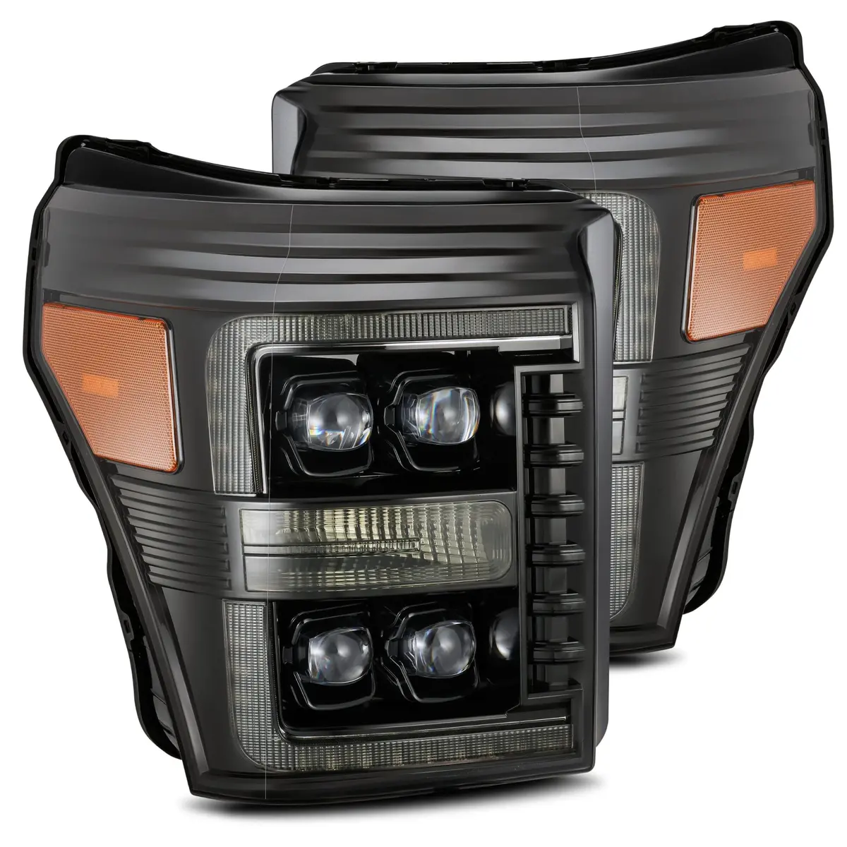 880147  -  Led Projector Headlights In Alpha- Black 1