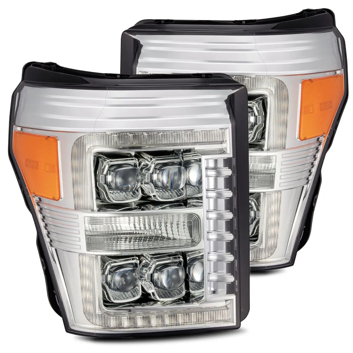 880148  -  Led Projector Headlights In Chrome 1
