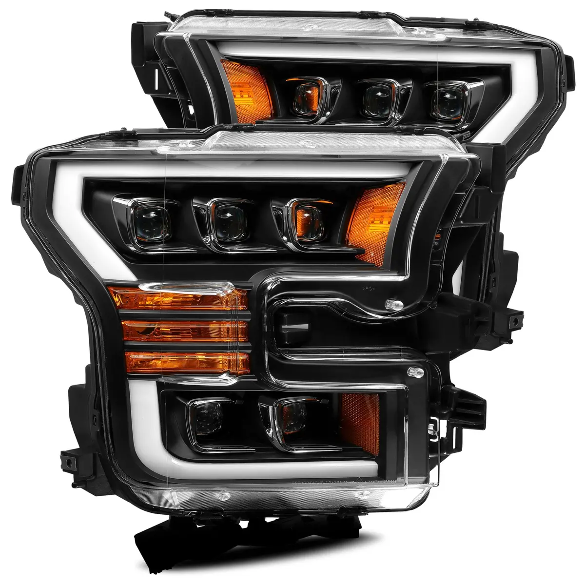 880152  -  Led Projector Headlights Plank Style Design Matte Black 1