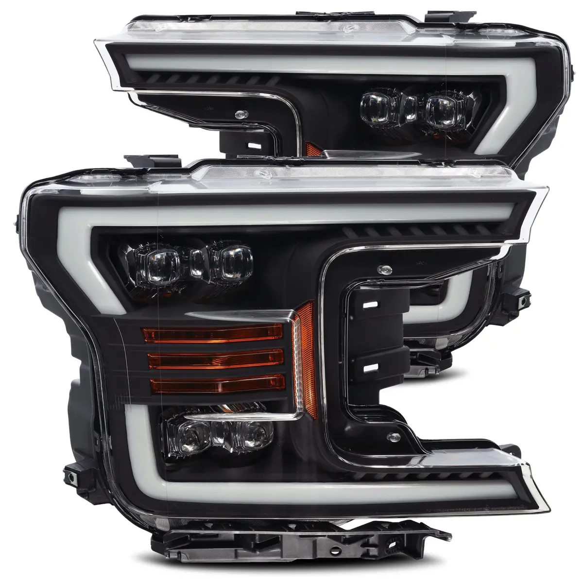880182  -  Led Projector Headlights Plank Style Design Matte Black 1