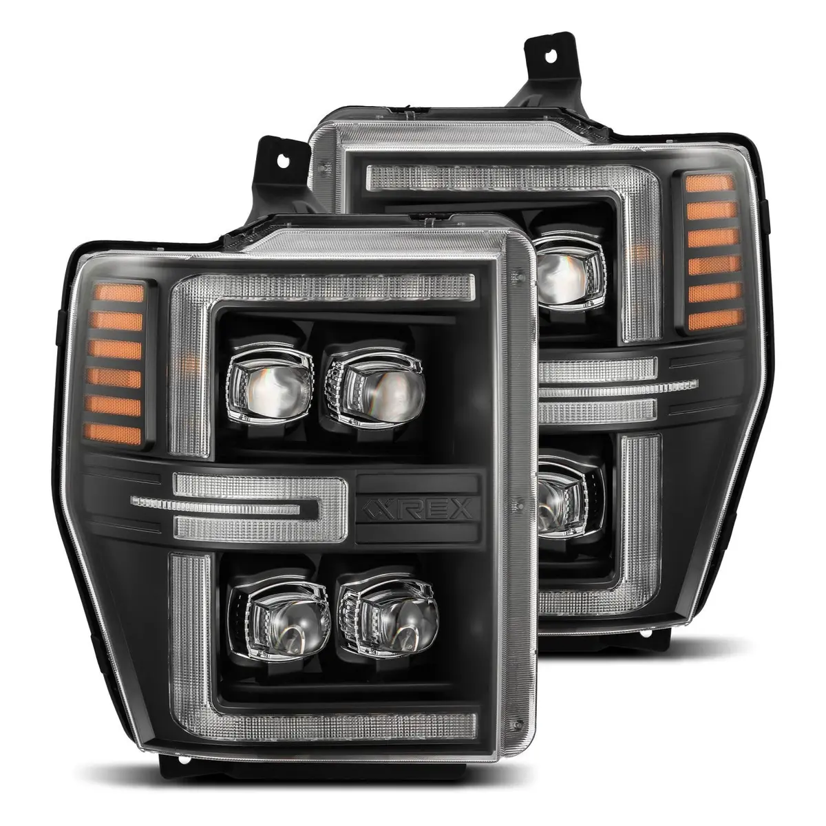 880310  -  Led Projector Headlights In Black 1