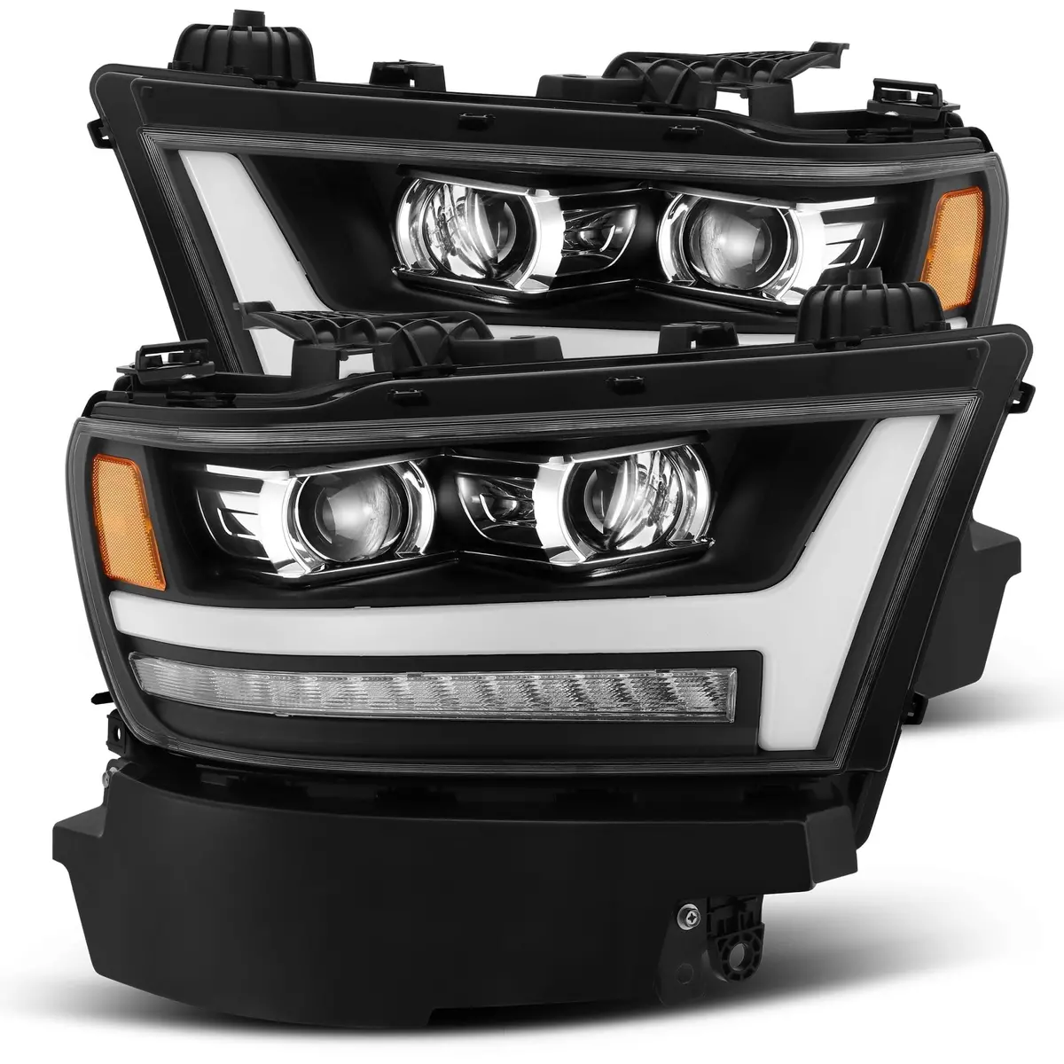 880515  -  Projector Headlights Plank Style Design Black 1