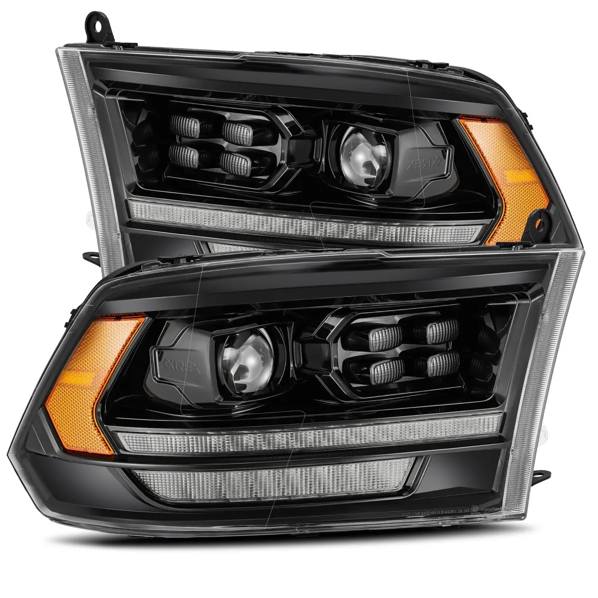 880520  -  Led Projector Headlights In Alpha- Black 1