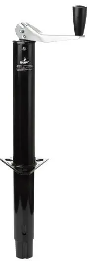 88127  -  Man Top Wind Jack 2K Cap Bolt-On Or Weld-On Mnt Painted Black 1