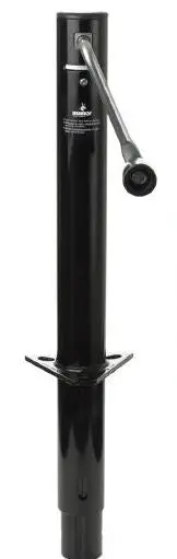 88130  -  Man Side Wind Jack 2K Cap Bolt-On Or Weld-On Mnt Painted Black 1