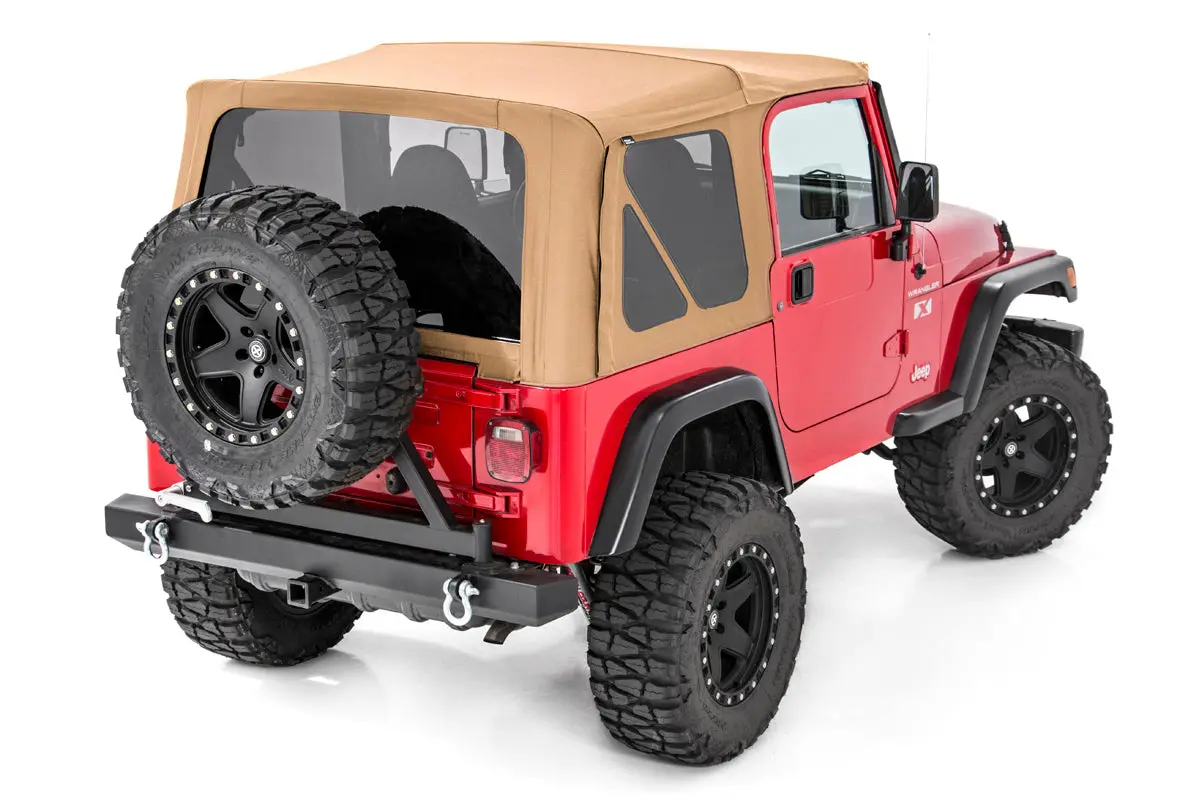 Rc85020.70  -  Soft Top - Replacement - Spice - Full Doors - Jeep Wrangler Tj 4Wd (97-06) 1