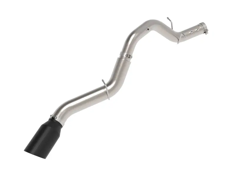 Afe Large Bore-Hd 5In 409Ss Dpf-Back Exhaust System W/Blk Tip 24-25 Gm Diesel Trucks V8-6.6L(Td) L5p 1