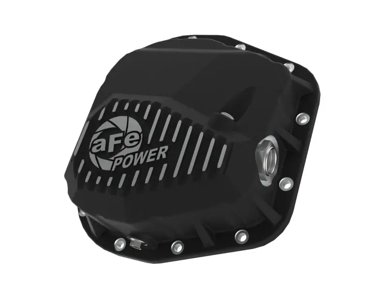 Afe 97-23 Ford F-150 Pro Series Rear Differential Cover Black W/ Machined Fins 1