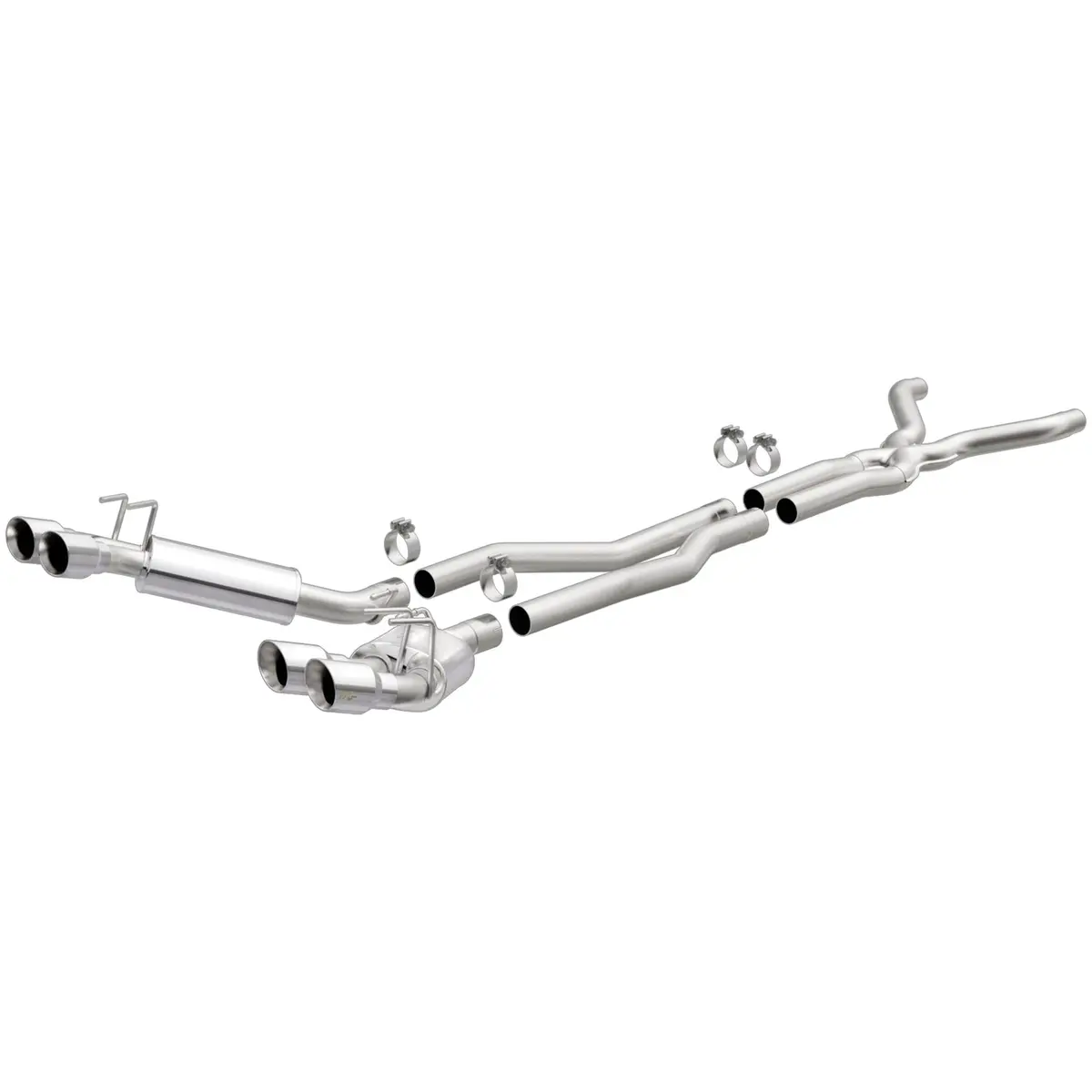 Street Series Stainless Cat-Back System 1