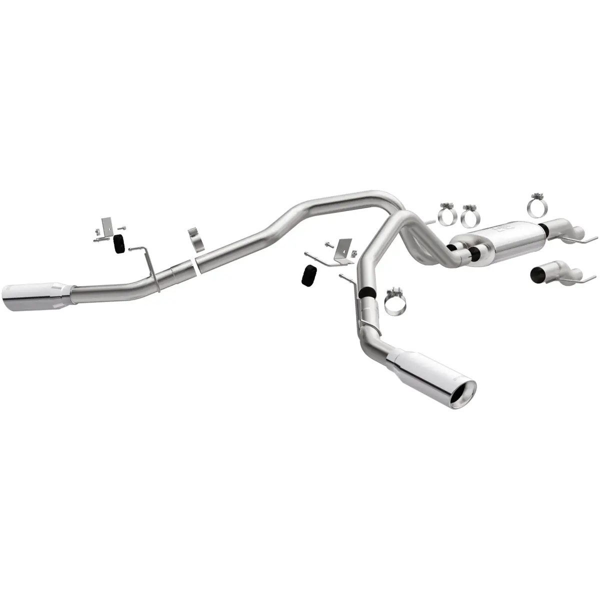 Street Series Stainless Cat-Back System 1