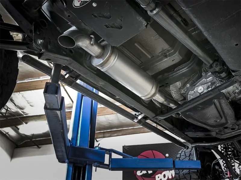 Afe Rock Basher 3In 409 Ss Cat-Back Turn-Down Exhaust 12-18 Jeep Wrangler (Jk) V6 3.6L/ 07-11 3.8L 2