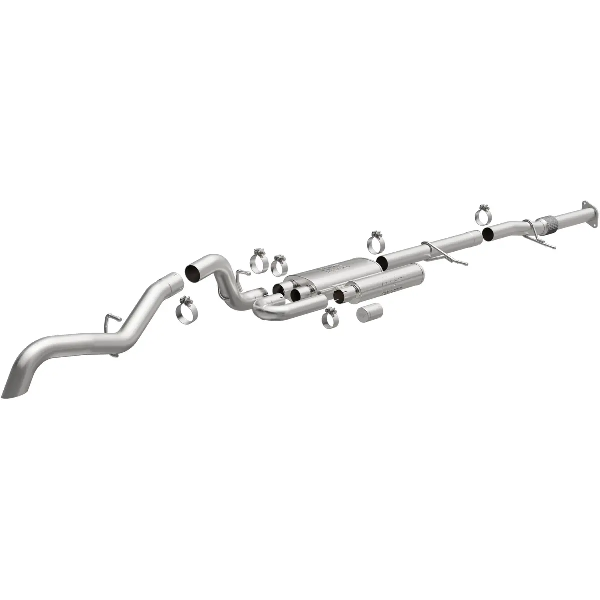 19648  -  Overland Series Stainless Cat-Back System 1