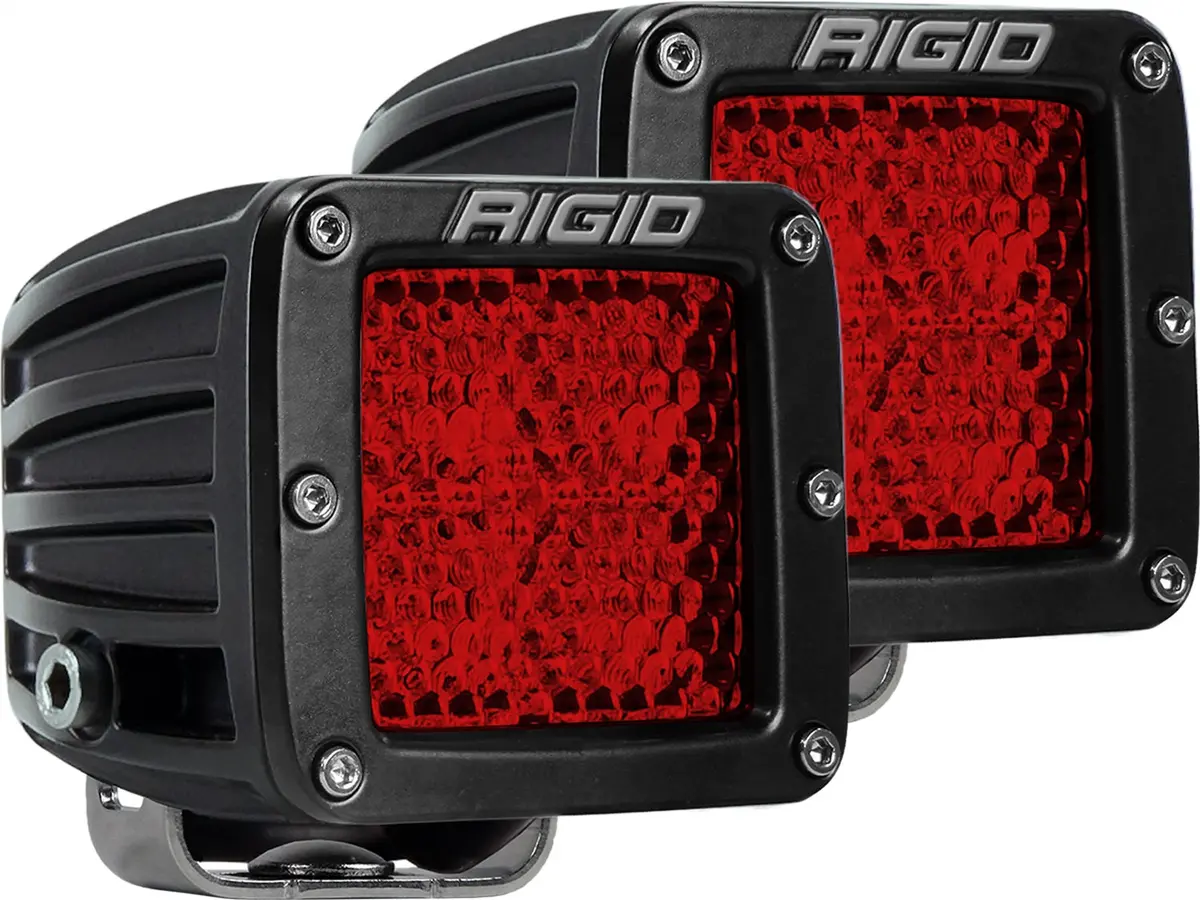 90153  -  D-Series Rear Facing Light, High/Low, Red, Diffused, Surface Mount, Pair 1