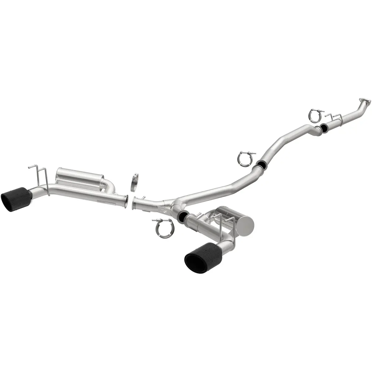 19600  -  Neo Series Carbon Fiber Tips Cat-Back System 1