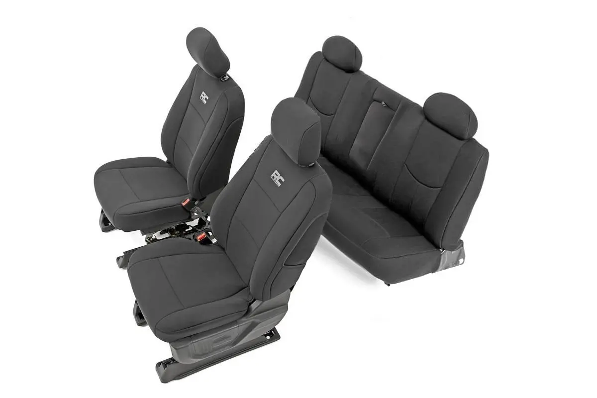 91025  -  Seat Covers - Fr 40/20/40 & Rear - Chevy/Gmc 1500 (14-18 & Classic) 1