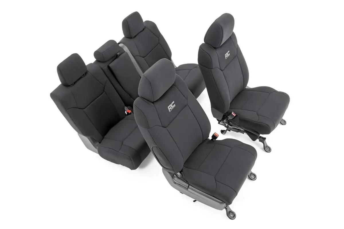 91027A  -  Seat Covers - Fr W/ Console Cover And Rear - Toyota Tundra 2Wd/4Wd (14-21) 1