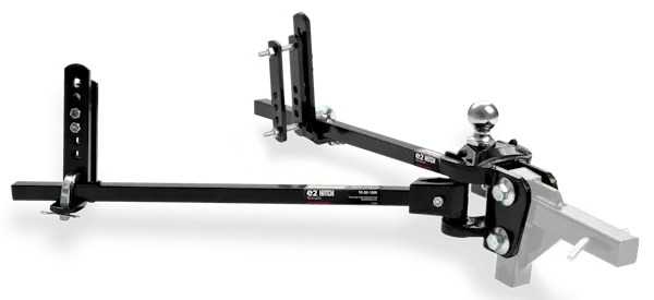 92-00-1033  -  E2 10K Trunnion Wd Hitch With Built-In Sway Control. No-Shank Model. 1