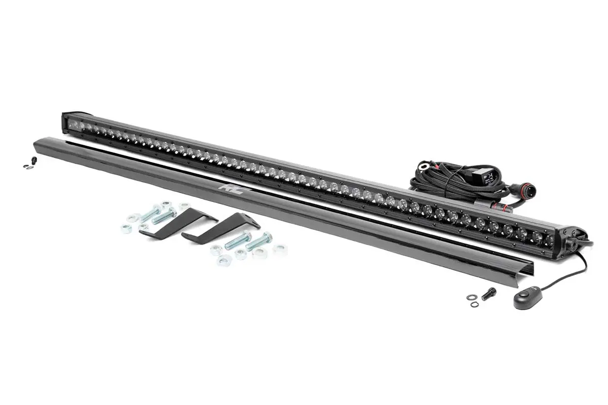 92014  -  Led Light Kit - Cage Mount - 50" Black Single Row - Honda Pioneer 1000 1