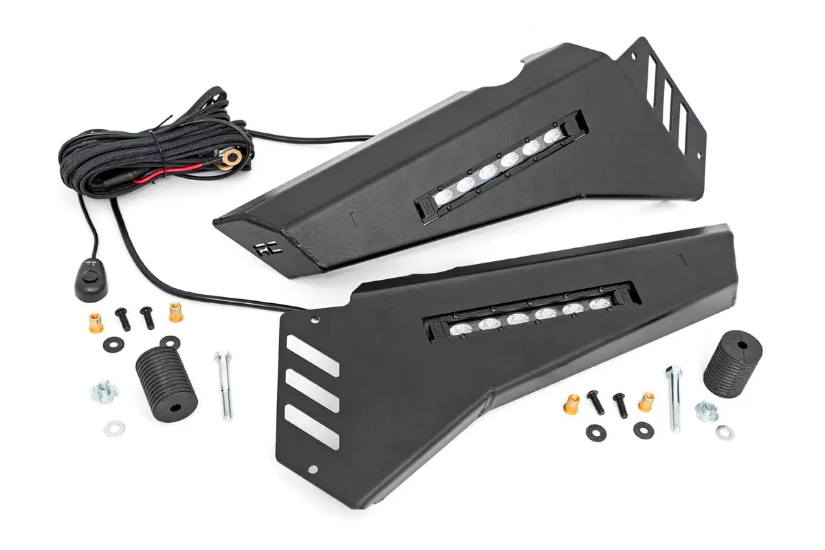 92025  -  Bumper Wings - Stinger - 6" Led Combo - Honda Pioneer 1000 1