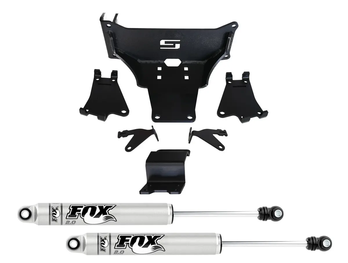 92753 - Dual Steering Stabilizer Kit-W/ Fox 2.0 Shocks-23 F250/350 4Wd-No Lift Req 2