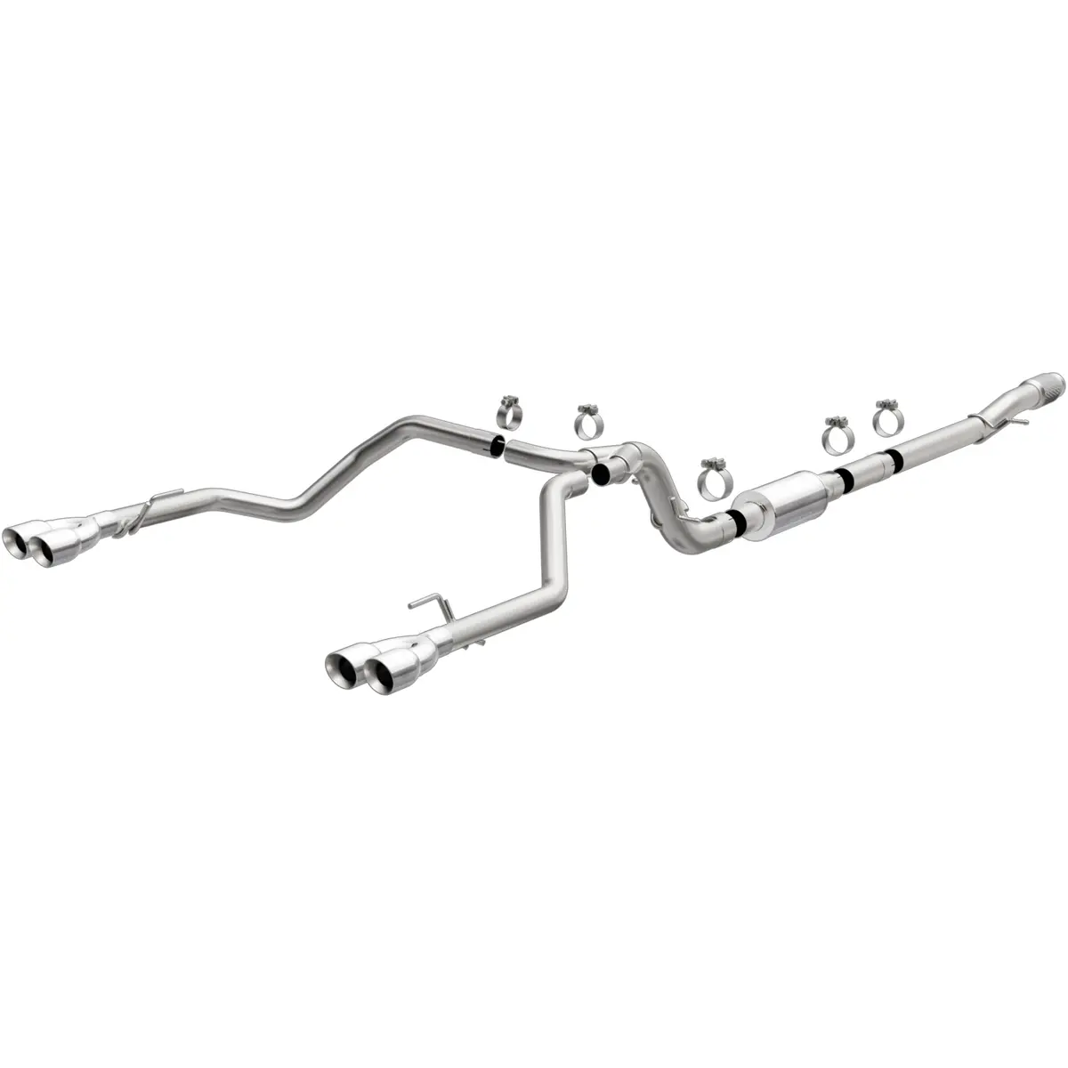 Street Series Stainless Cat-Back System 1
