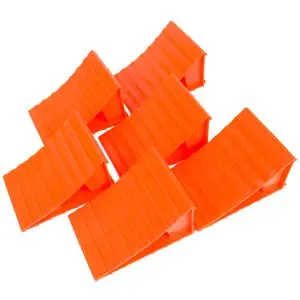 95036  -  Bright Orange Plastic Pack Of 6 1