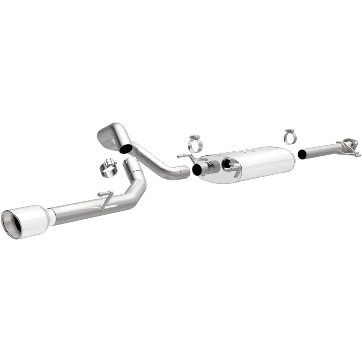15145  -  Street Series Stainless Cat-Back System 1