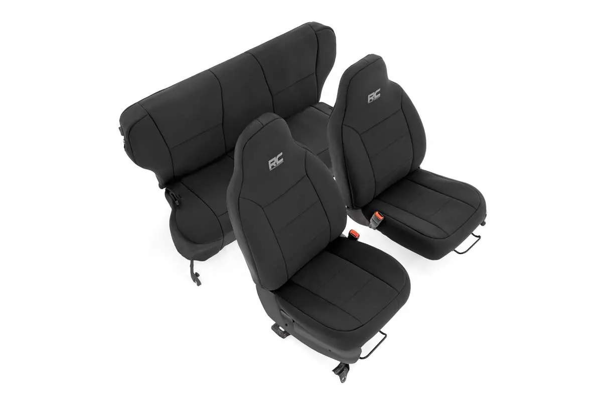 91022  -  Seat Covers - Non Detach Headrest Fr & Rr - Jeep Cherokee Xj 2Wd/4Wd (97-01) 1