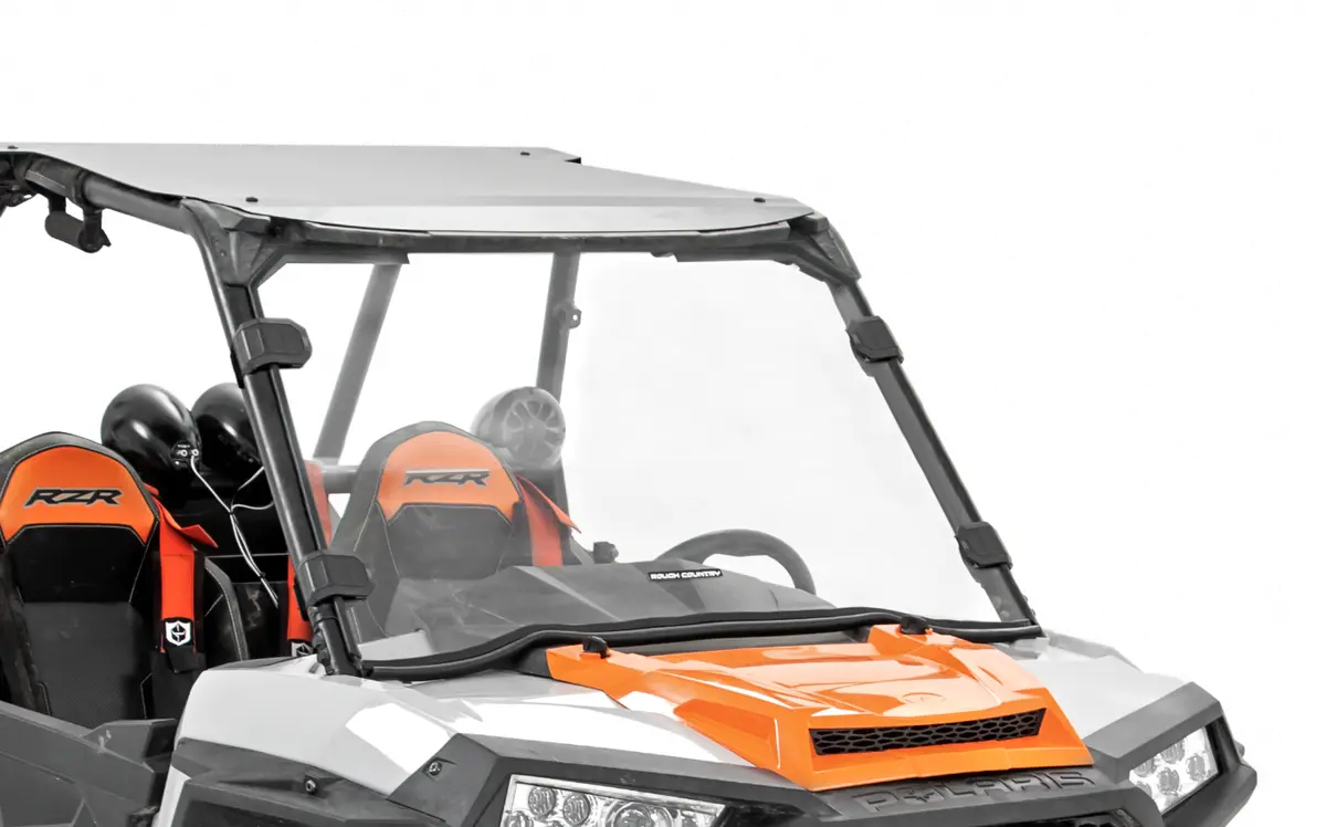98182010  -  Full Windshield - W/ Factory Visor - Polaris Rzr Xp 1000 1