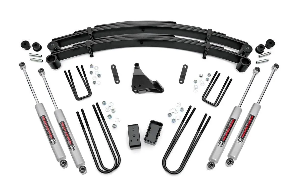 49530  -  4 Inch Lift Kit - Rear Blocks - Ford F-250/F-350 Super Duty 4Wd (1999-2004) 1
