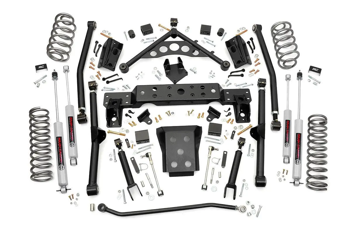 90820 - 4 Inch Lift Kit - Long Arm - Jeep Grand Cherokee Wj 4Wd (1999-2004) 1