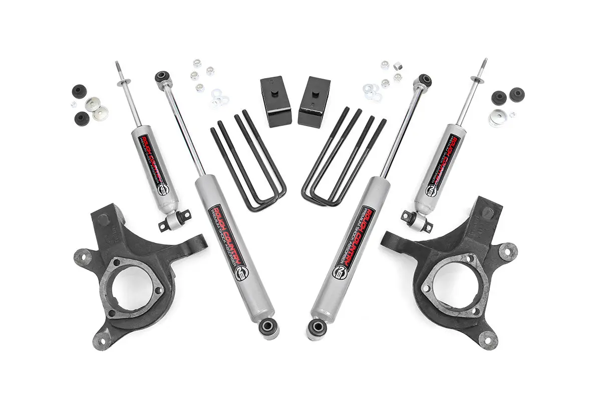 232N2  -  3 Inch Lift Kit - Chevy Silverado & Gmc Sierra 1500 2Wd (1999-2006 & Classic) 1