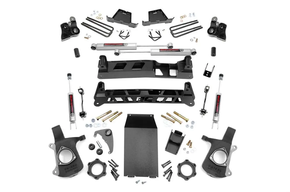 25830  -  4 Inch Lift Kit - Chevy Silverado & Gmc Sierra 1500 4Wd (1999-2006 & Classic) 1