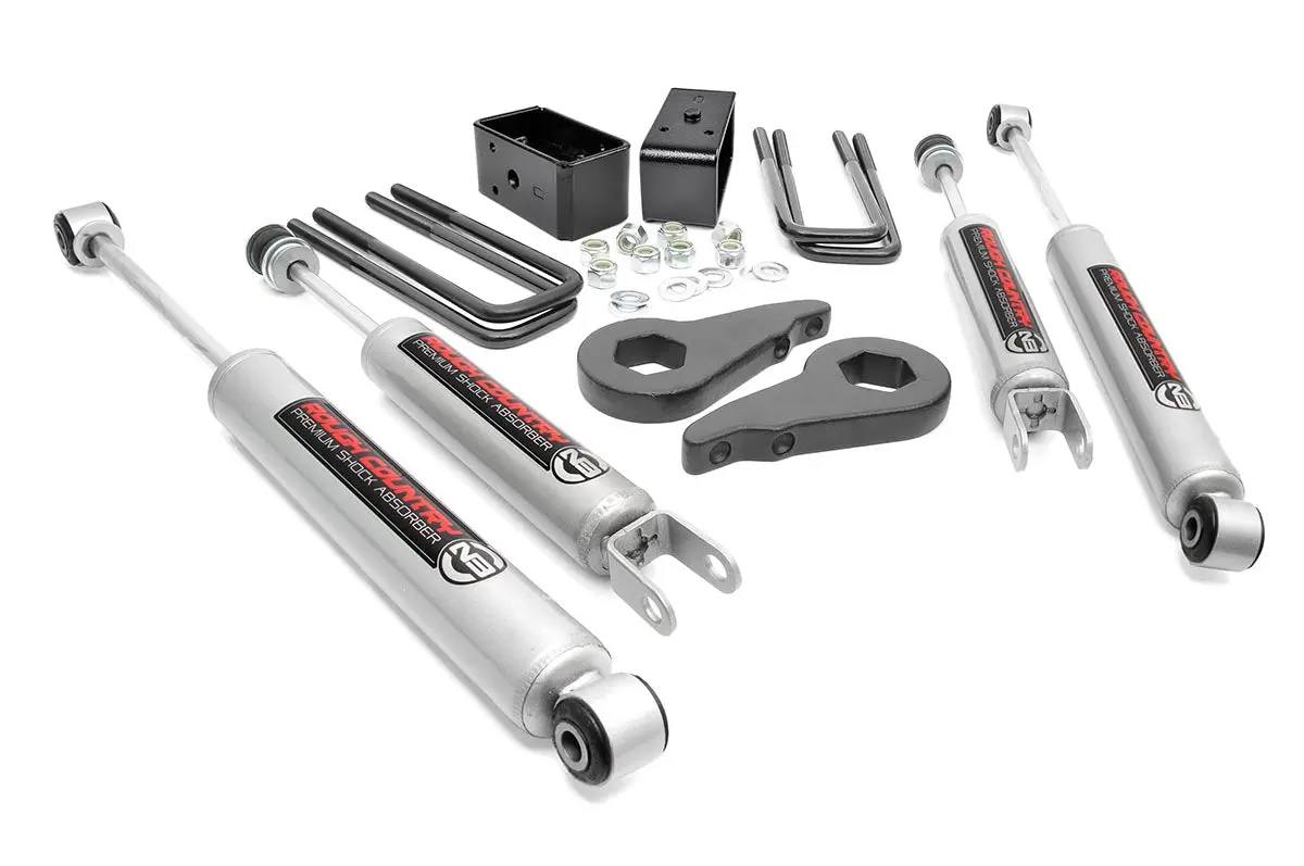 28330  -  1.5-2 Inch Lift Kit - N3 Shocks - Chevy/Gmc 1500 (99-06 & Classic) 1