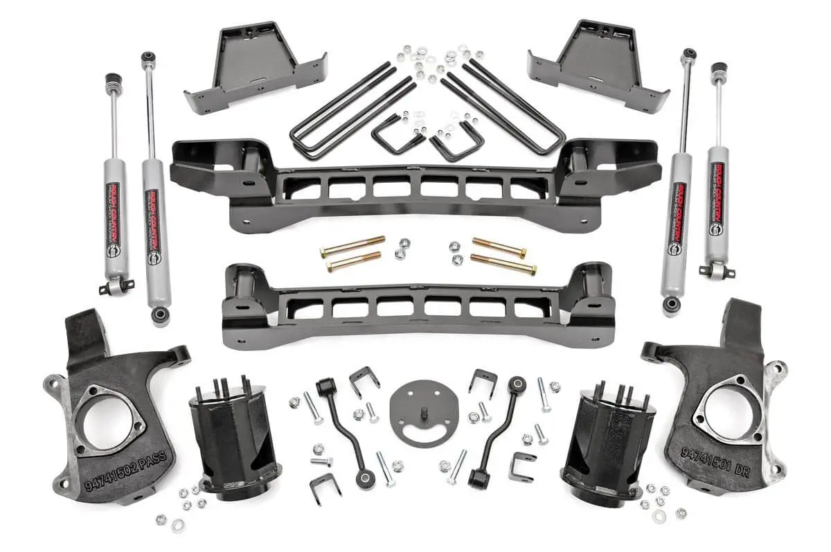 23420  -  6 Inch Lift Kit - Chevy Silverado & Gmc Sierra 1500 2Wd (1999-2006 & Classic) 1