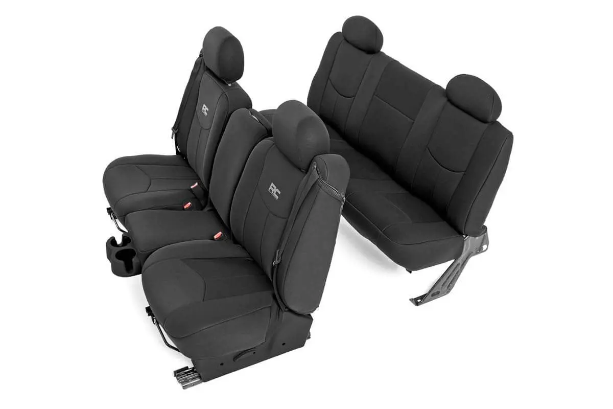 91019  -  Seat Covers - Fr 40/40/20 & Rear - Chevy/Gmc 1500 (99-06 & Classic) 1