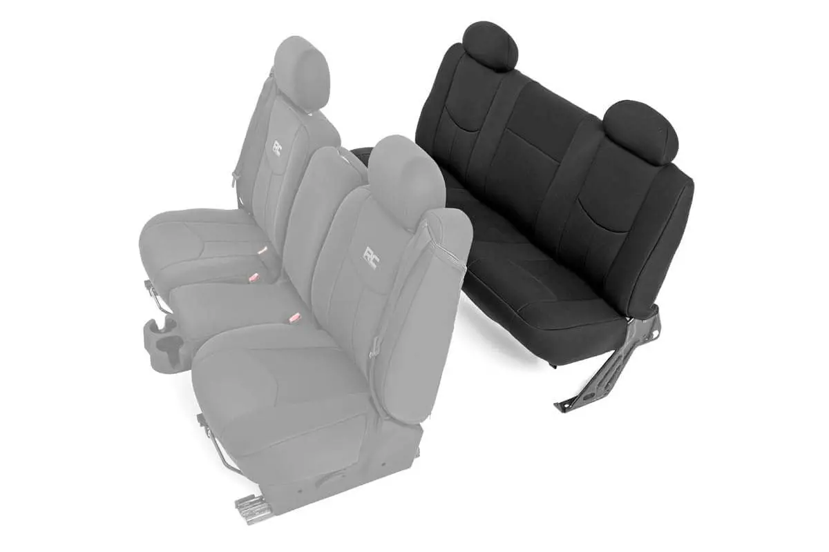 91014  -  Rear Seat Covers - Full Bench - Chevy/Gmc 1500 (99-06 & Classic) 1