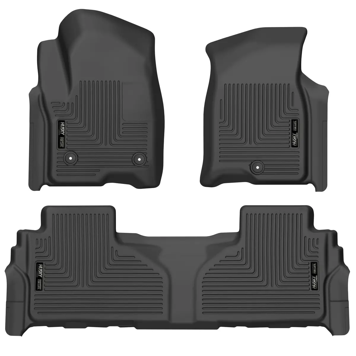 Weatherbeater - Front & 2Nd Seat Floor Liners (Footwell Coverage) 1