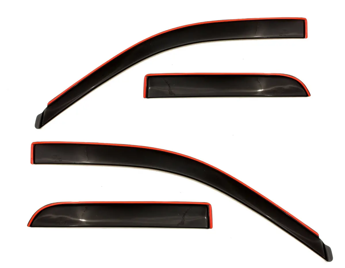 994004  -  Ventvisor Deflector; Smoke; Low Profile; In-Channel Mount; 4 Pc. 1