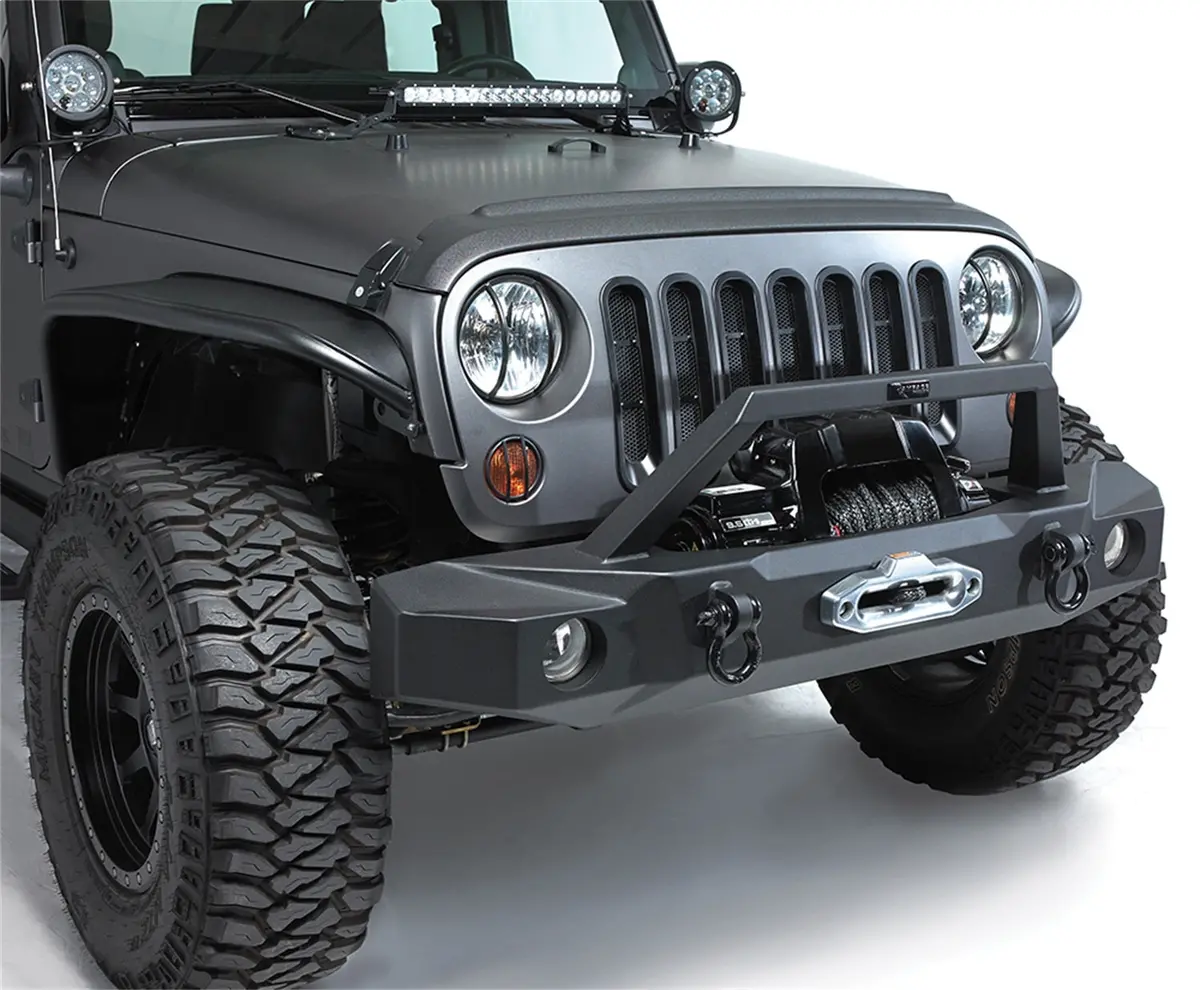 99510  -  Trailguard Front Bumper With Built In Winch Plate 1