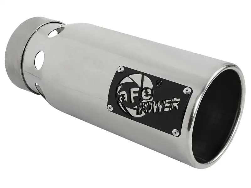 Afe Saturn 4S 4In Ss Intercooled Exhaust Tip - Polished 4In In X 5In Out X 12In L Bolt-On 1