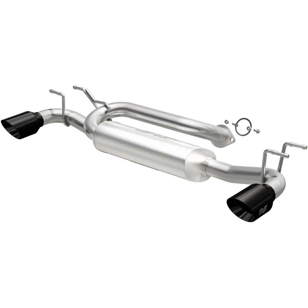 Street Series Black Chrome Axle-Back System 1