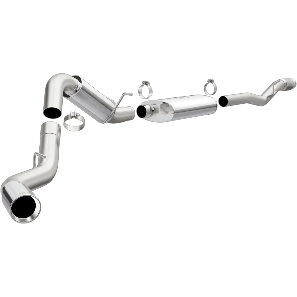 15329  -  Street Series Stainless Cat-Back System 1